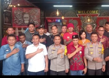 Kapolda sulut Sambangi Lsm dan Ormas di kota Bitung