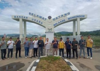 Proyek Jalan Bandara Bolaang mongondow Lolak Selesai di kerjakan
