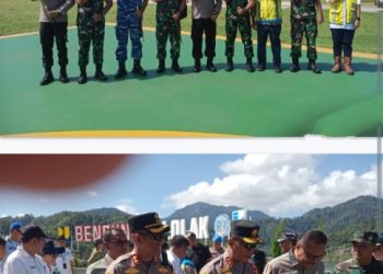 Kunjungan Presiden Di Bendungan Lolak Kapolda Sulut Bersama Pangdam XIII Merdeka Turun Langsung Tinjau Kesiapan