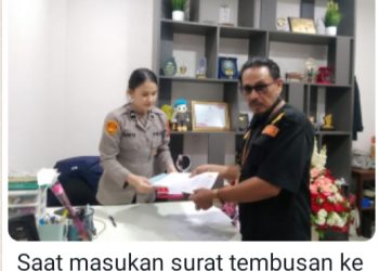 Rolly Wenas Laporkan Bendungan BWS Sulawesi 1 Ke POLDA Sulut Terkait Dugaan Tipikor
