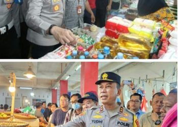 Kapolda Sulut Turun Langsung Cek Kebutuhan Pokok Di Pasar Bersehati