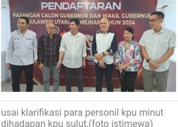 KPU provinsi Sulut memanggil KPU Minut untuk Klarifikasi