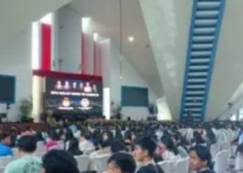 Pilkada sudah di ambang pintu KPU Sulut Goes to Campus” di hadiri ribuan Mahasiswa Universitas Negeri Manado (Unima)