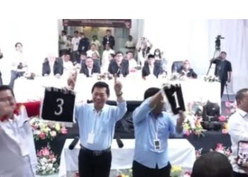 KPU Sulut menetapkan Calon cagub dan cawagub sesuai dengan nomor urut hasil undian