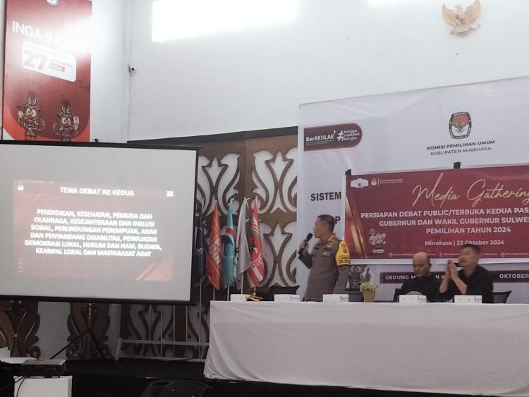 Media Gathering KPU Sulut Persiapan Debat Kedua, Ini Kata Meidy Tinangon
