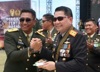 HUT ke-79 TNI di hadiri Kapolda Sulut