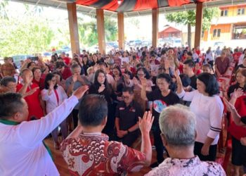 Dukungan doa dan semangat Kel Besar Maramis Minut untuk joune Ganda Maju kembali dalam PILKADA 2024