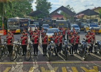 Polda Sulut Gelar Patroli Srikandi Samapta Presisi, Sisir Pusat Keramaian