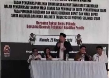 Bawaslu Sulawesi Utara Giat Sosialisasi Dukungan Sekretariat