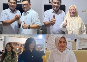 Para pimpinan pendukung YSK-VICTOR kunjungi rumah YSK, Ucapkan selamat
