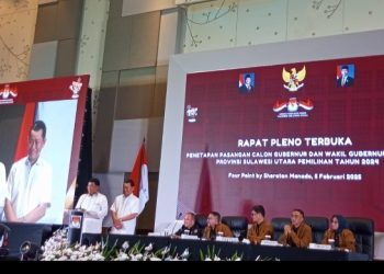 Komisi pemilihan umum Sulawesi Utara menetapkan Yulius Selvanus Komaling dan Viktor Mailangkai sebagai gubernur dan wakil gubernur Sulut