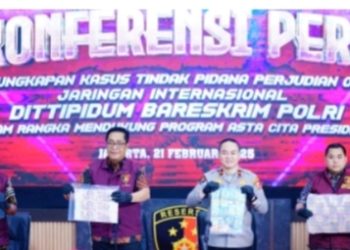 Bareskrim Polri Bongkar Jaringan Judi Online Internasional 1XBET, 9 Tersangka Diamankan