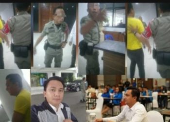 Menghalangi wartawan Sulut , Satpol PP Dugaan Pelanggaran Kebebasan Pers dan UU KIP