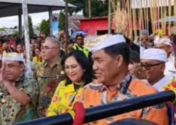 Gubernur Sulut YSK Meriahkan Pawai Ogoh-Ogoh di Bolmong, Simbol Harmoni dan Toleransi 