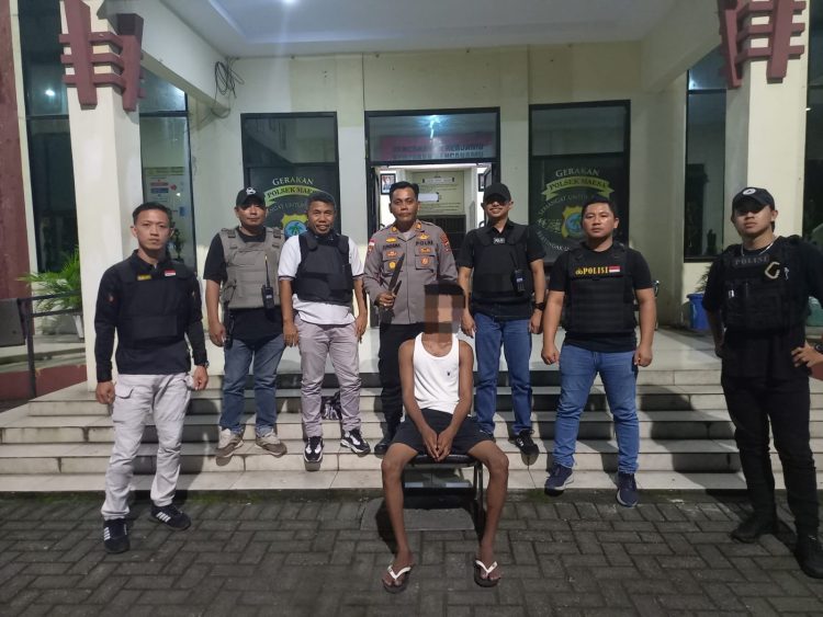 Tim Patroli Wilayah Timur Amankan Pelaku Pengancaman dengan Pisau Dapur