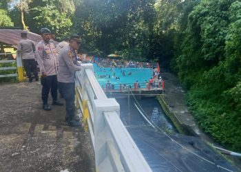 Polres Bitung Siagakan Puluhan Personil untuk Amankan Tempat Wisata Selama Libur Panjang