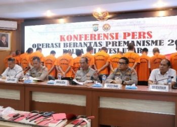 18 Hari Operasi Berantas Premanisme, Polda Sulut dan Jajaran Ungkap 189 Kasus dan Amankan 63 Tersangka