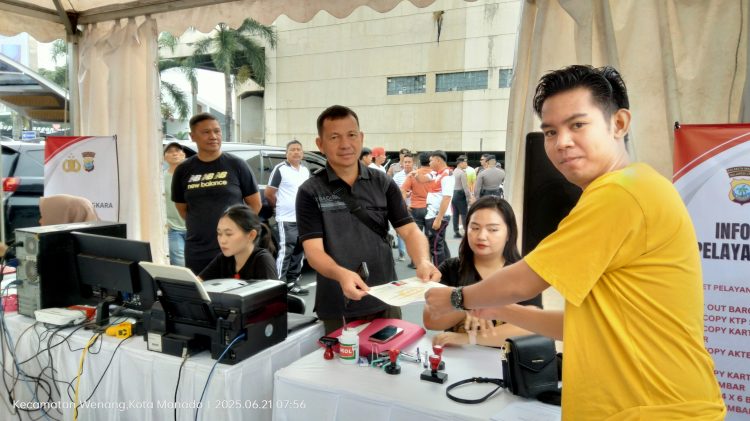 Polda Sulut dan Polresta Manado Gelar Berbagai Pelayanan Gratis dalam Rangka HUT Bhayangkara ke-79