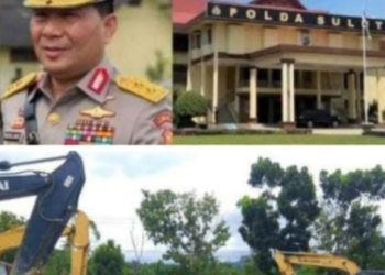Kapolda Sulut Ditantang Tangkap Boss Jun Pemilik 3 Excavator Tambang Ilegal Di Tambang Ratatotok