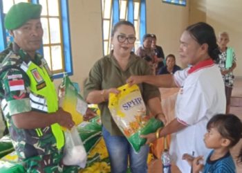 Dukung Program Pemerintah, Kodim 1312/Tld Gelar Gerakan Pangan MURAH di Kecamatan Beo