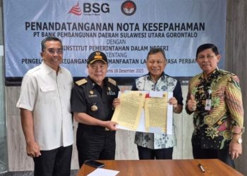 Bank SulutGo dan IPDN Sulut Perkuat Sinergi, Teken MoU Pengelolaan Keuangan dan Layanan Perbankan